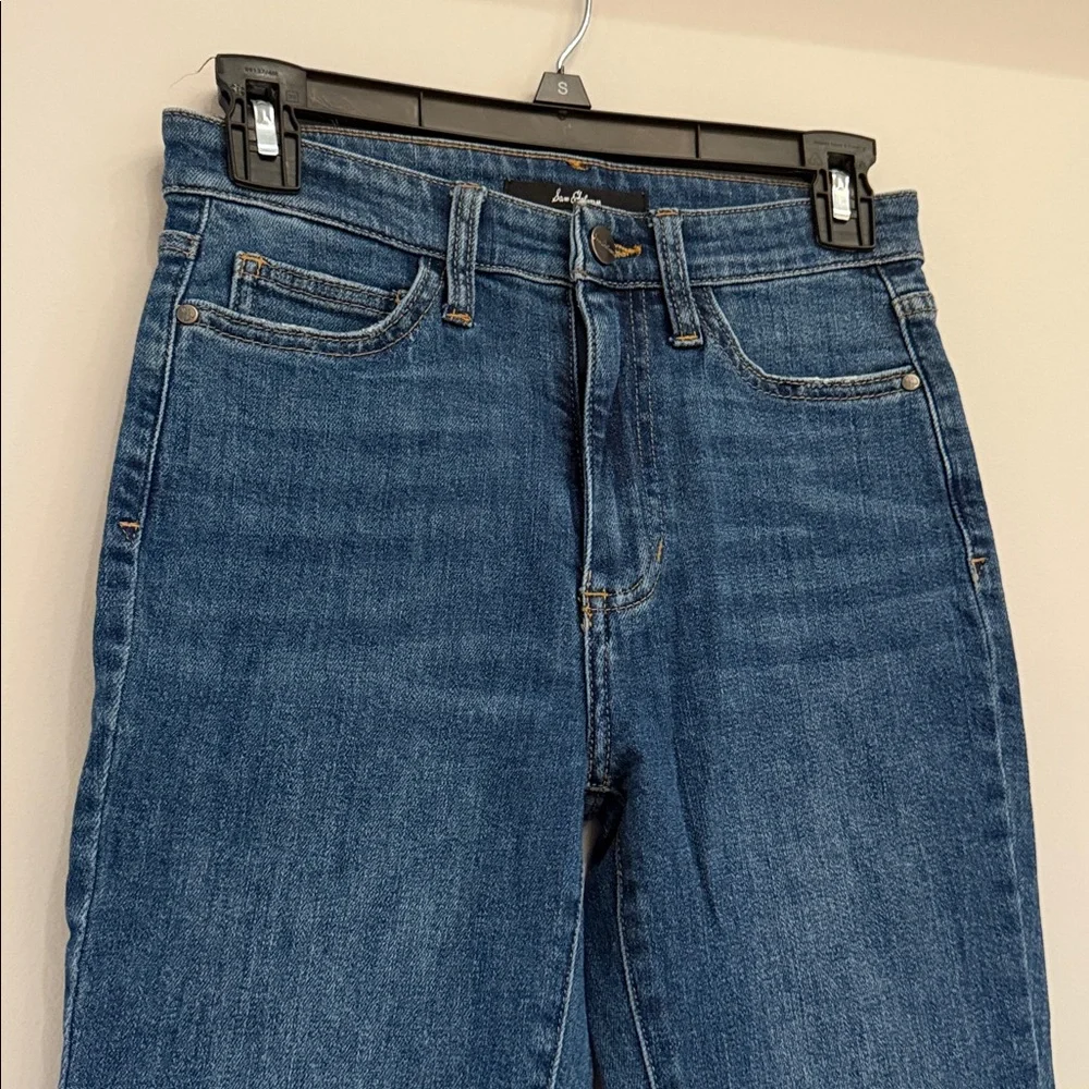 Sam Edelman The Stiletto Straight High Rise Ankle Jeans Medium Wash 2 / 26